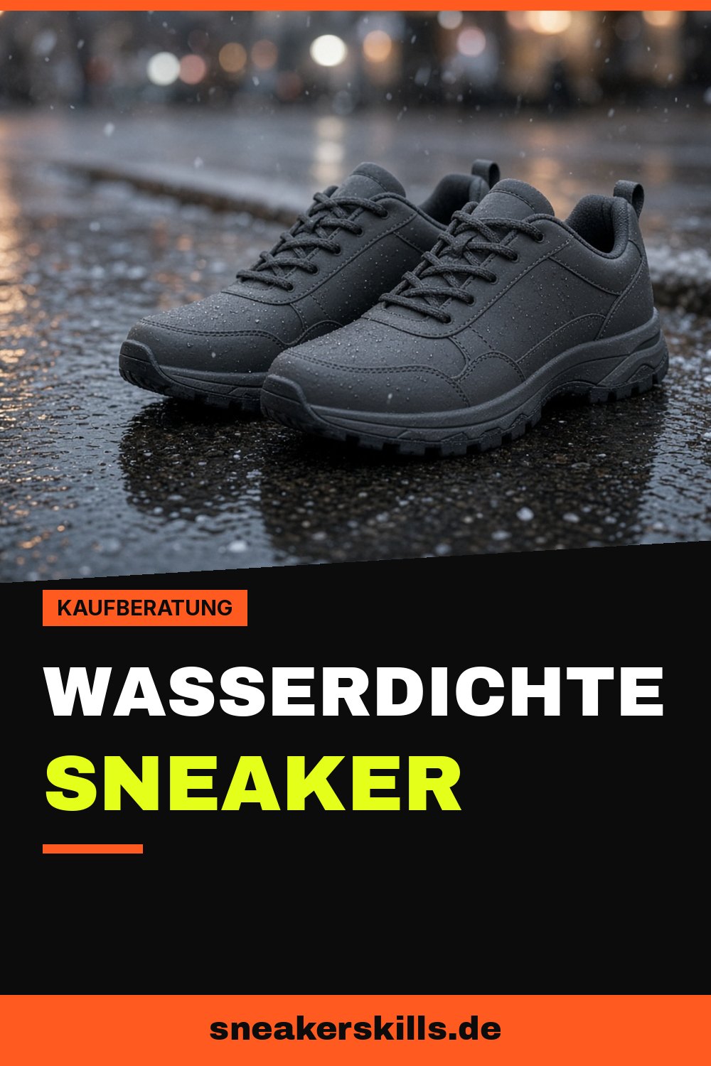 Wasserdichte Sneaker für den Winter: Modelle mit GORE-TEX (Pinterest Grafik von sneakerskills.de)