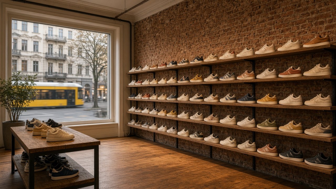 Sneaker Laden in Berlin, Symbolbild