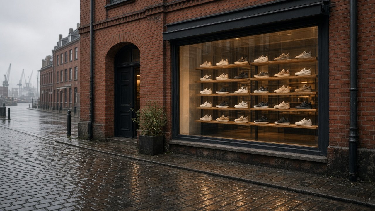 Sneaker Laden in Hamburg, Symbolbild