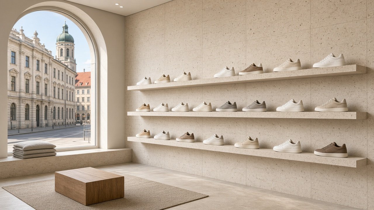 Sneaker Laden in München, Symbolbild